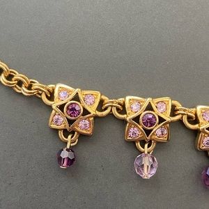 Swarovski Signed  necklace and bracelet set